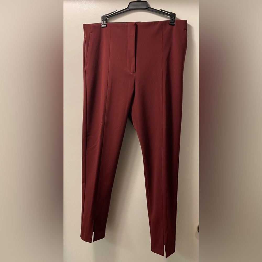 Ann Taylor Rich Burgundy Women's High-Waist Skinny